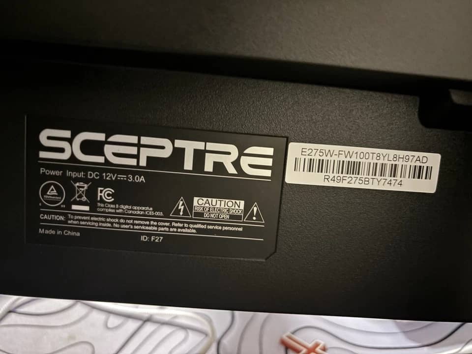 Sceptre E275W-FW100T Monitors