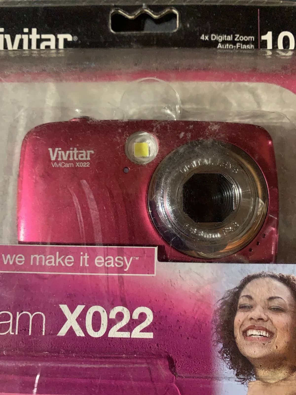 Vivitar vivi cam XO22 Digital Cameras pink New Body Only