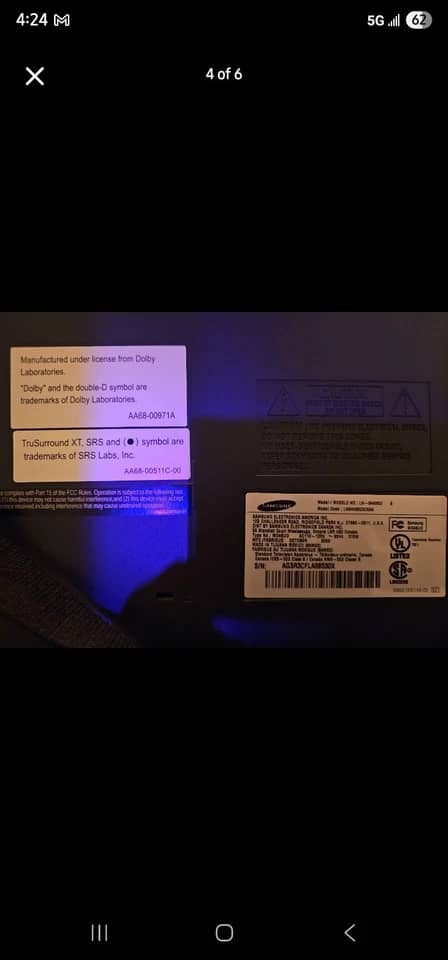 Samsung S4695 TVs