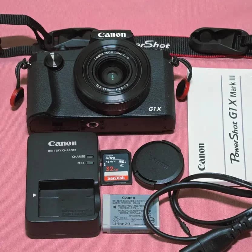 Canon G1 X Mark III Digital Cameras Black New Body Only