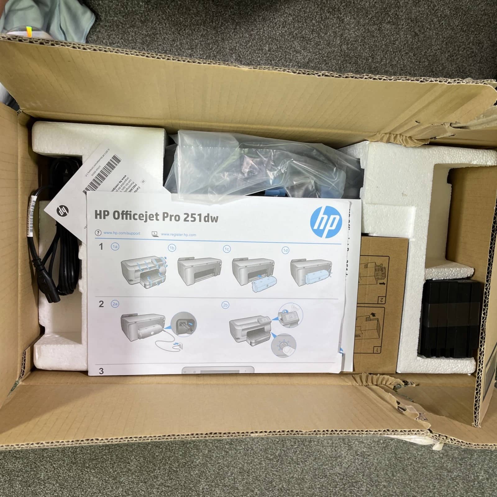 HP Officejet Pro 251dw Printers For parts or not working