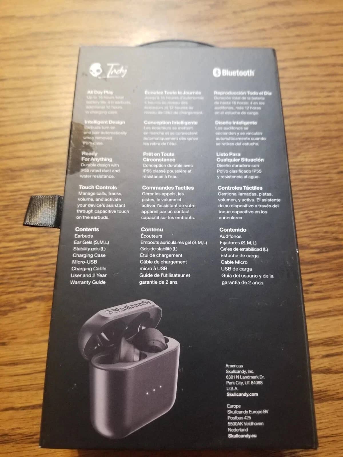 Skullcandy Indy True Headphones & Earbuds Black New