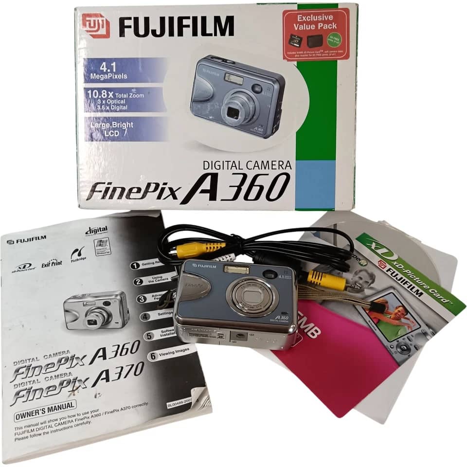 Fujifilm FinePix A360 Digital Cameras Silver Used - Good Body Only