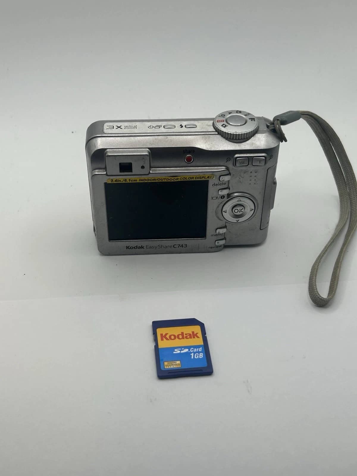 Kodak EasyShare C743 Digital Cameras Silver Used - Good Body Only