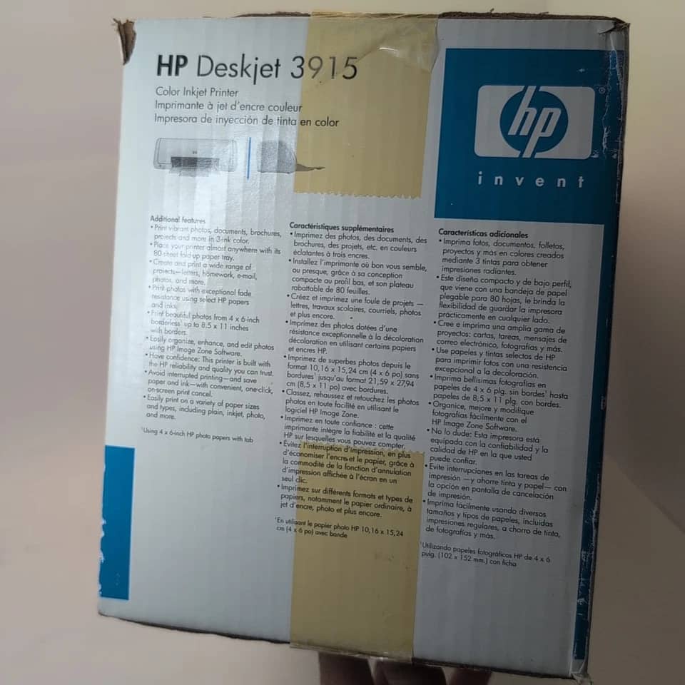 HP DeskJet 3915 Printers New