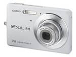 Casio EX-Z77 Digital Cameras White Used - Very Good Body Only