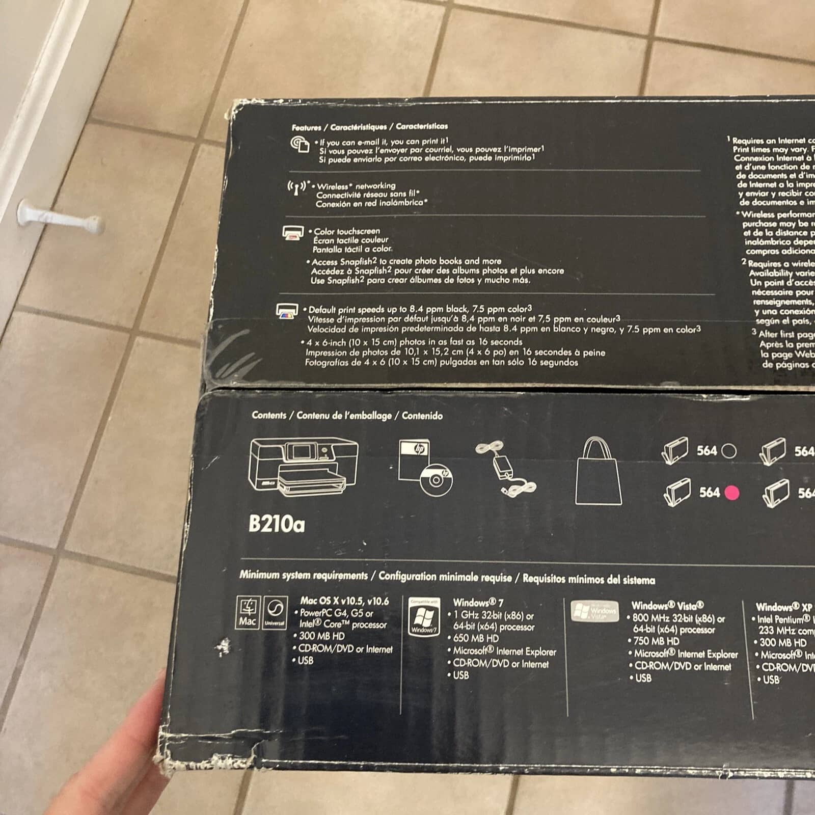 HP Photosmart Plus B210A Printers New