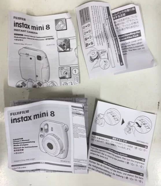 Fujifilm INSTAX mini 8 Digital Cameras Blue Used - Good Body Only