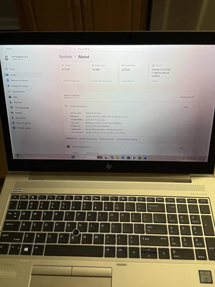 HP EliteBook 850 G6 Computers