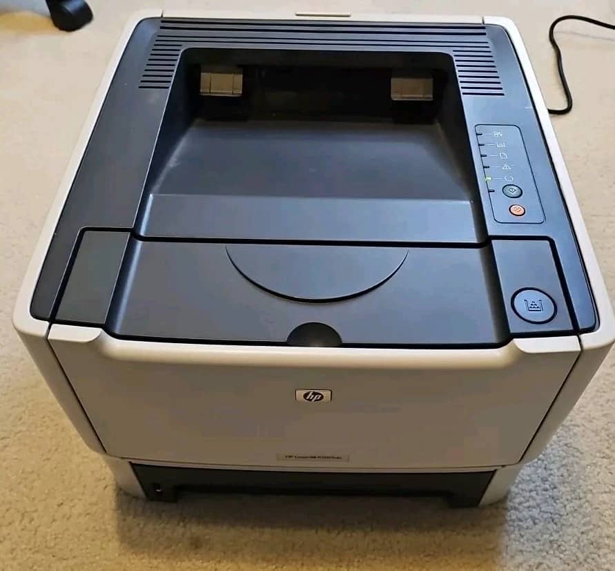 HP LaserJet P2015dn Printers Black Used - Good