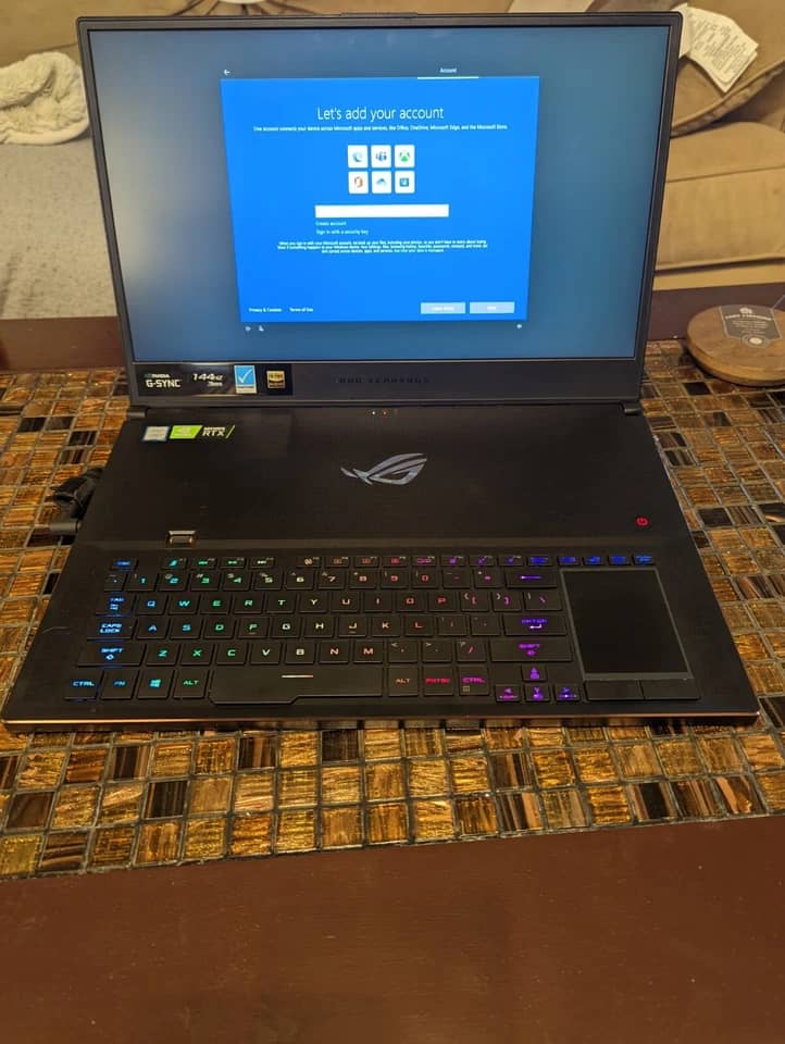 ASUS ROG Zephyrus GX701 Computers