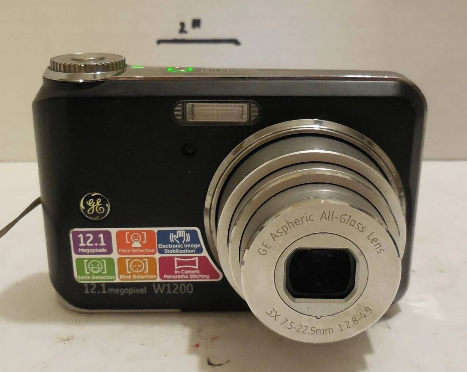 GE W1200 Digital Cameras Black New Body Only
