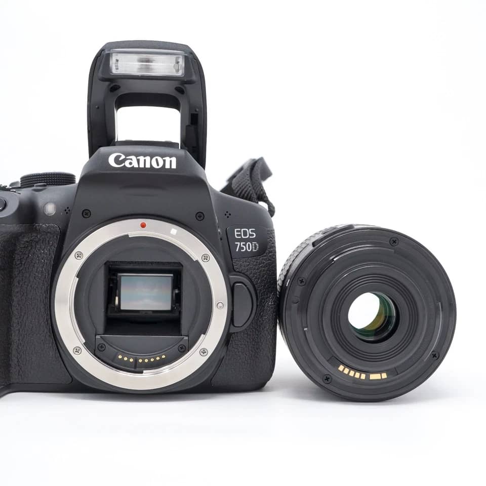Canon EOS 750D Digital Cameras Black Used - Good w/ 18-55mm Kit