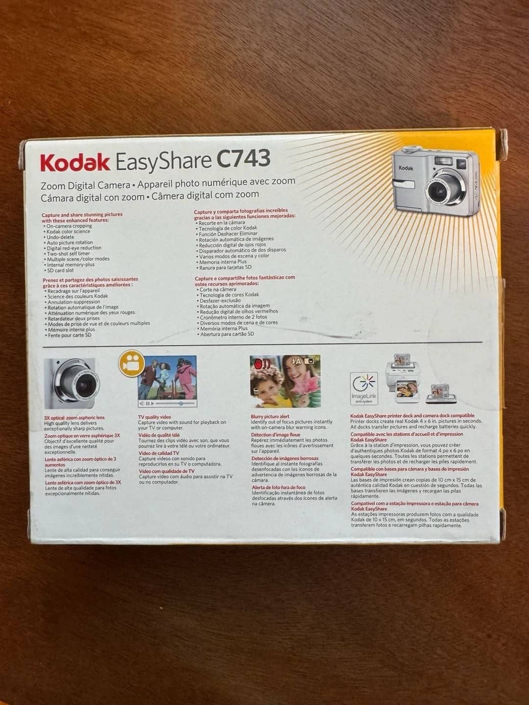 Kodak C743 Digital Cameras Gray Used - Good Body Only