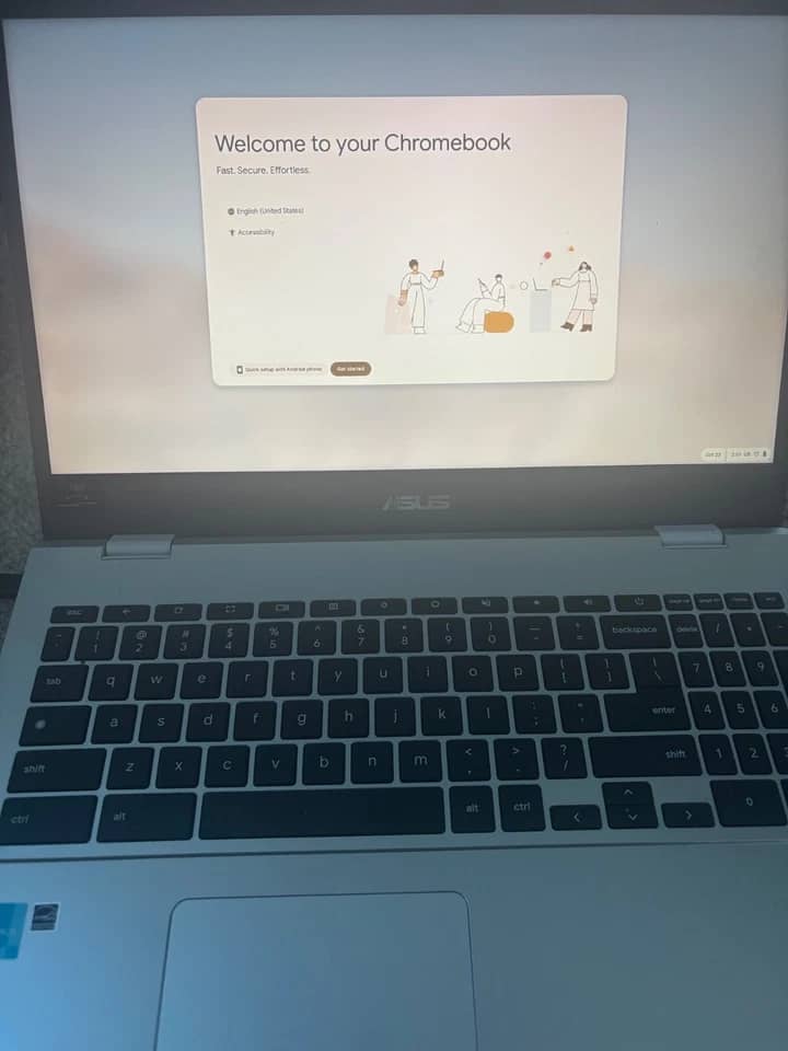 ASUS Galaxy Chromebook Go Computers