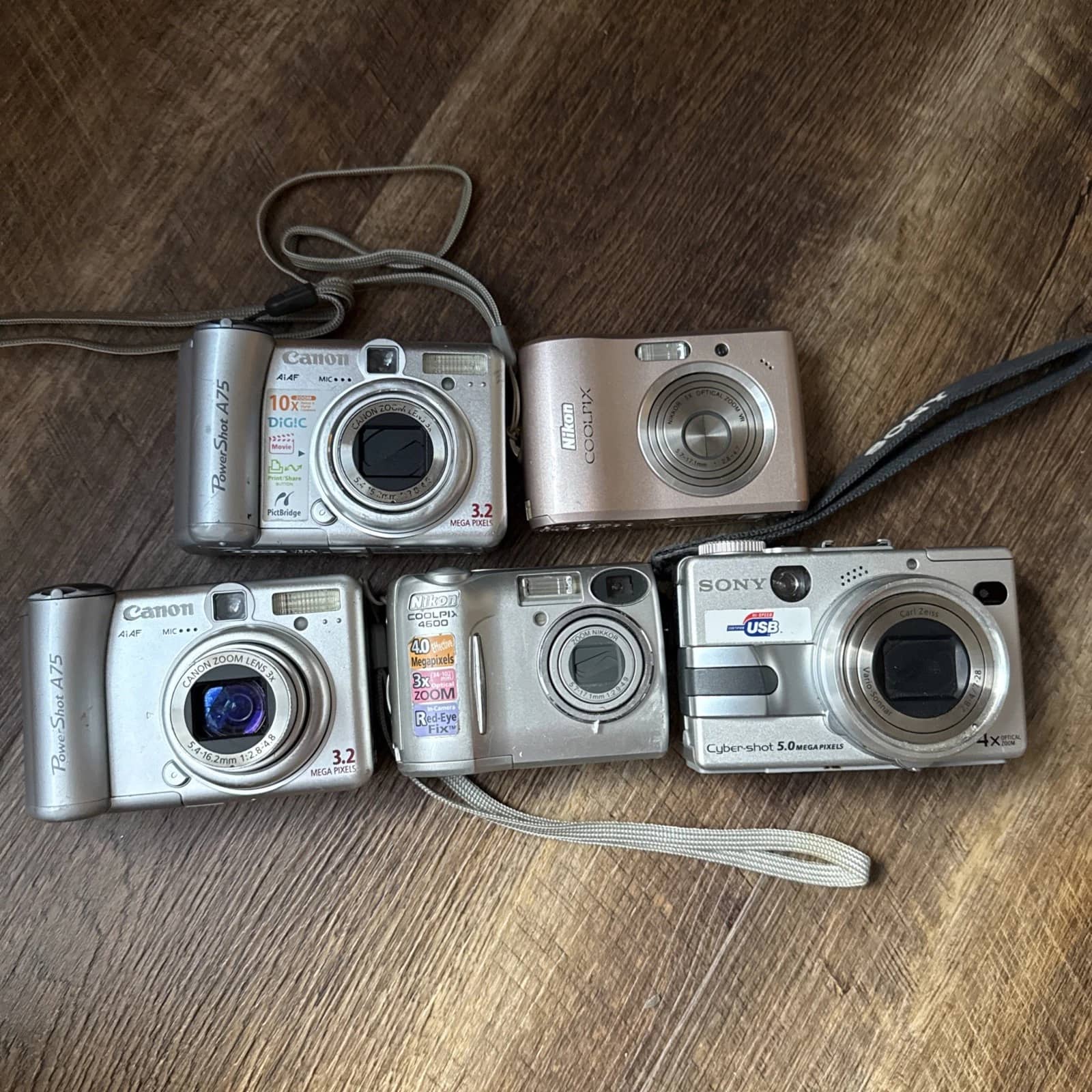 Canon PowerShot A75 Digital Cameras Silver New Body Only