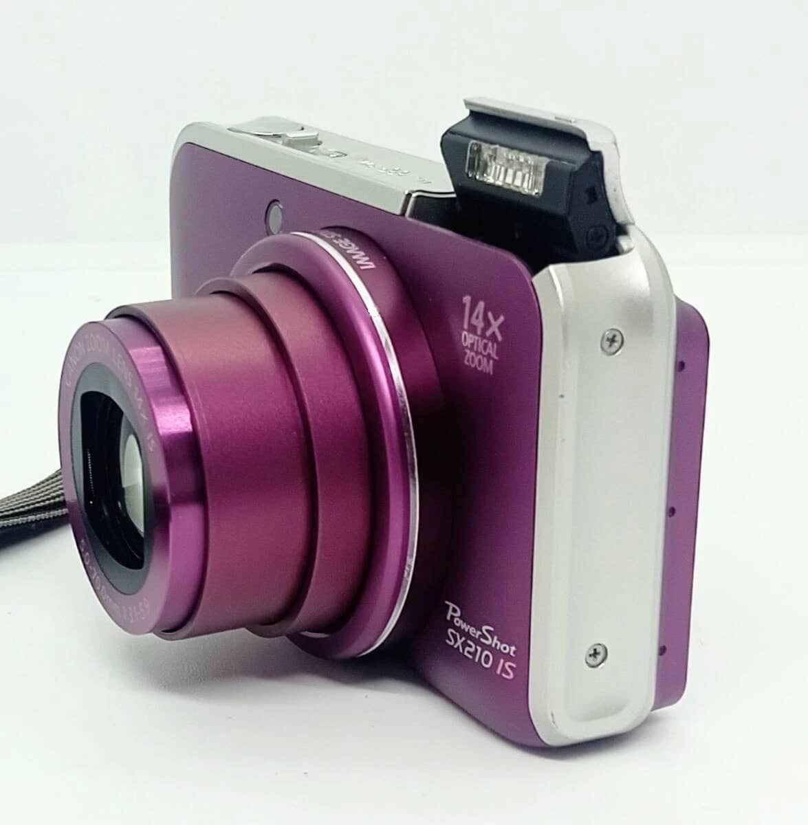 Canon PowerShot SX210IS Digital Cameras Purple New Body Only