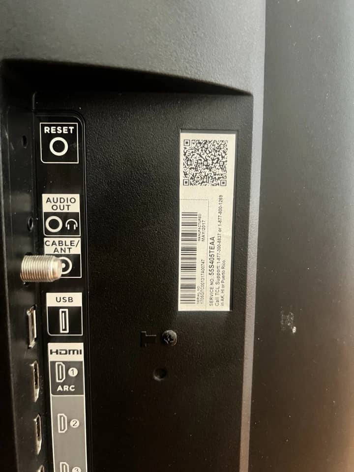 Roku NOT SPECIFIED TVs