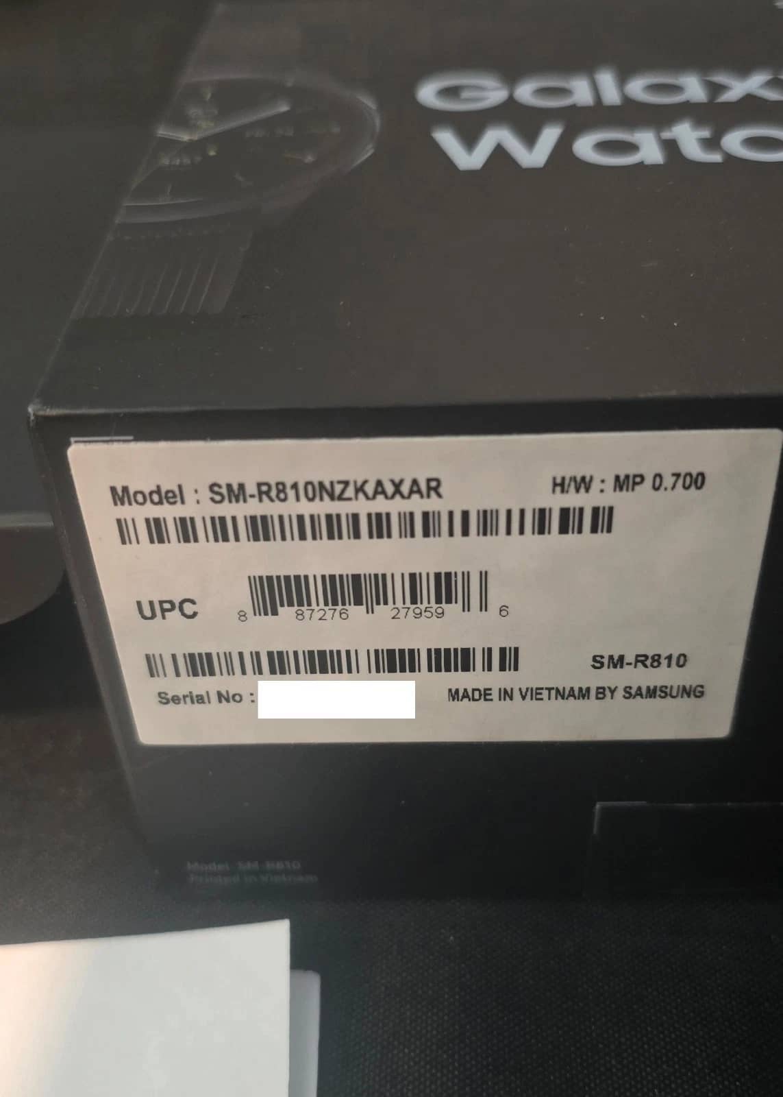 Samsung SM-R810 Smartwatches Black 42mm New