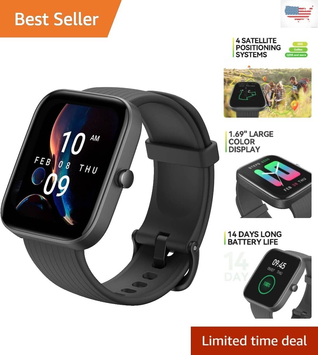 Amazfit Bip 5 Smartwatches Pink 46mm New