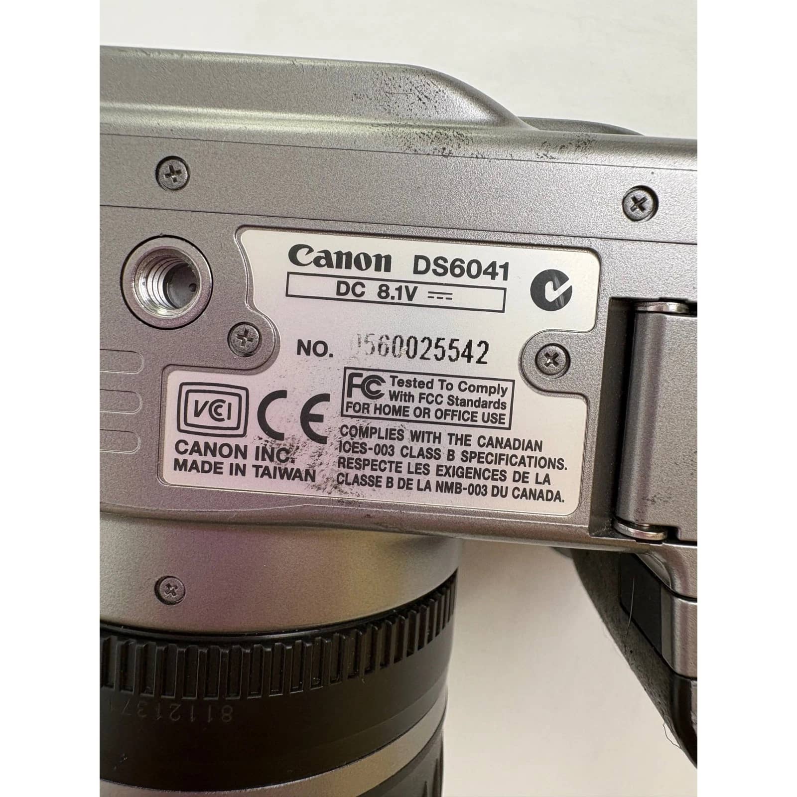 Canon EOS Digital Rebel DS6041 Digital Cameras Silver New Body Only