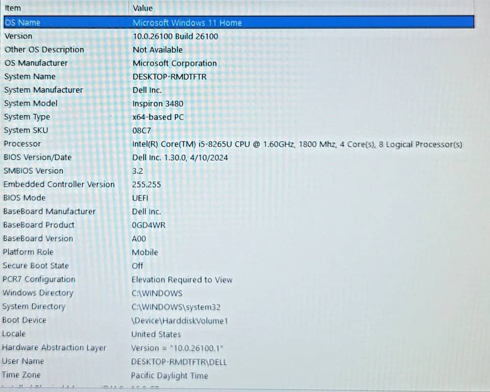 Dell Inspiron 14 3480 Computers