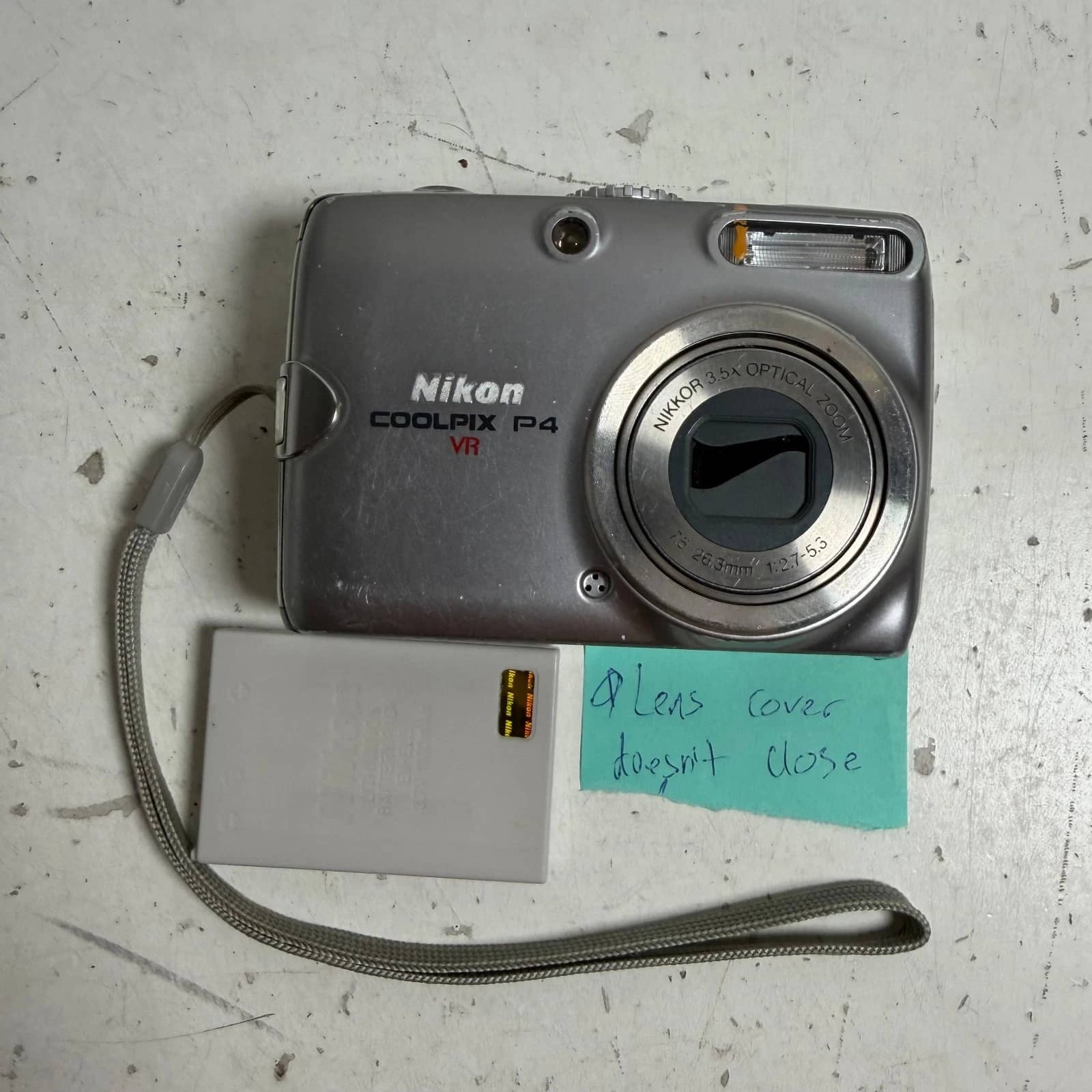 Nikon COOLPIX P4 Digital Cameras Silver Used - Good Body Only