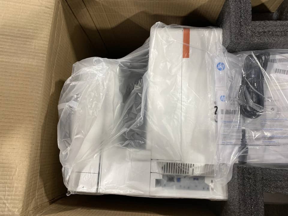 HP HP Color LaserJet Enterprise MFP 5800f Printers White Open-Box Excellent
