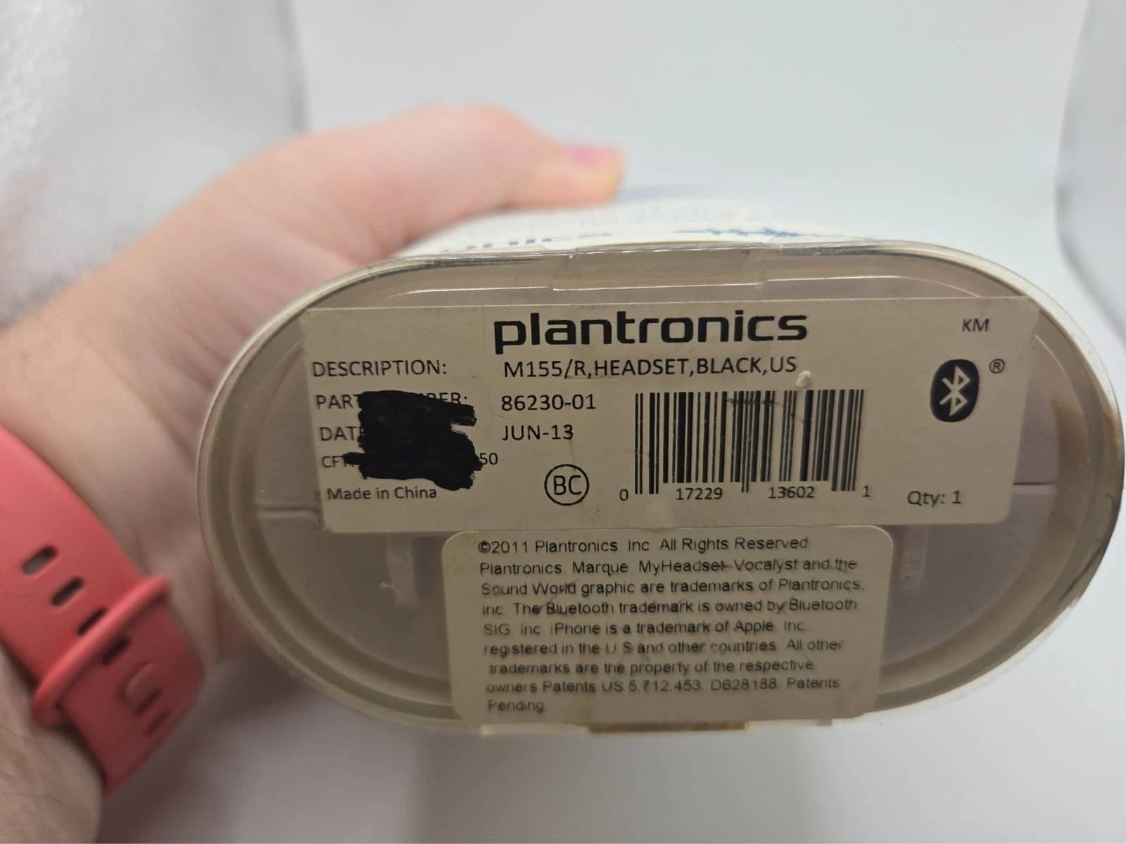 Plantronics Marque M155 Headphones & Earbuds Black New