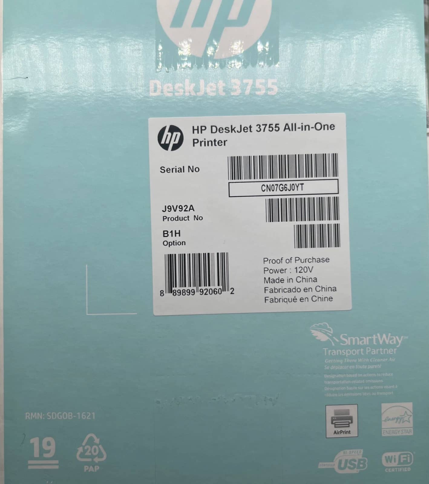 HP DeskJet J9V92A Printers Used - Like New