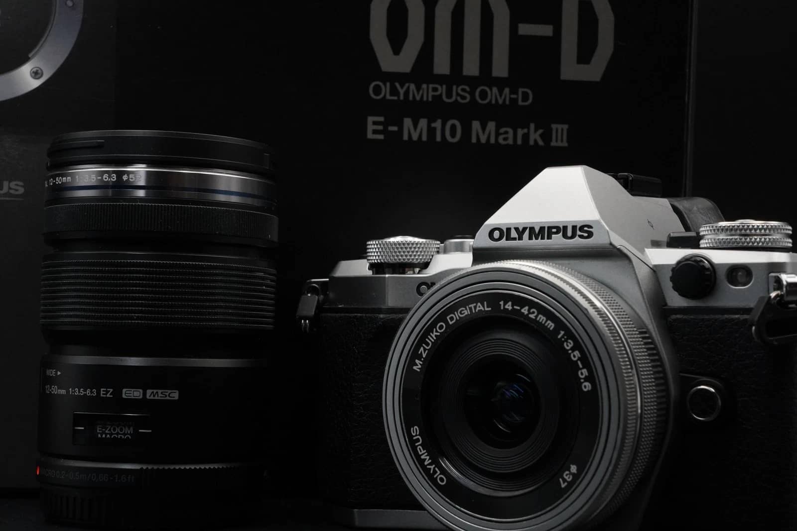 OM SYSTEM OM-D E-M10 Mark III Digital Cameras Black New w/ 14-42mm Kit