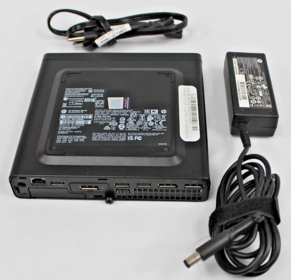 HP EliteDesk 800 G6 Mini Computers 256GB 8GB Refurbished - Excellent