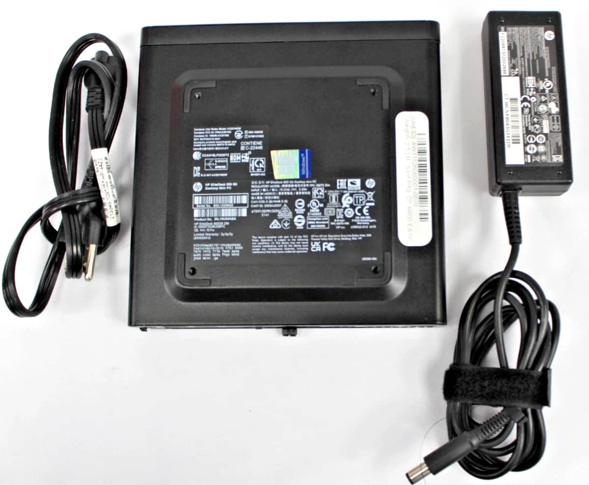 HP EliteDesk 800 G6 Mini Computers 256GB 8GB Refurbished - Excellent