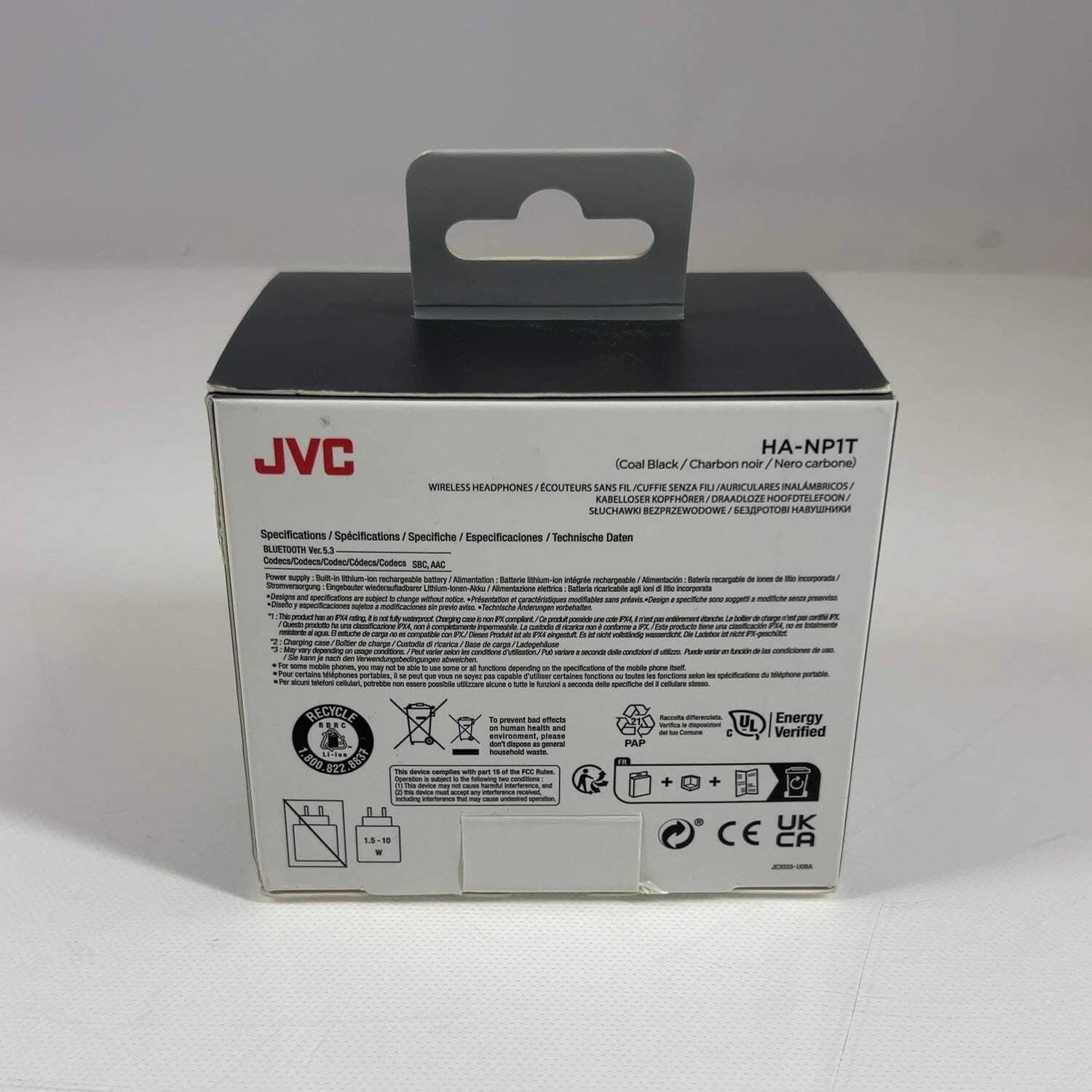 JVC NEARPHONES Headphones & Earbuds White New