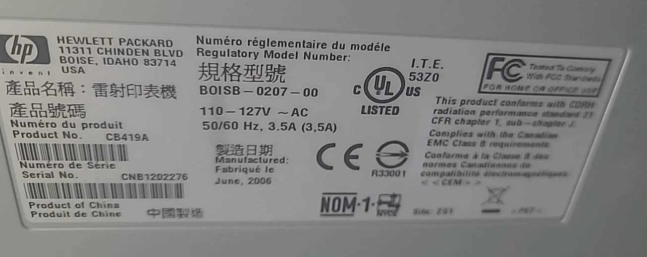 HP 1018 Printers Used - Good