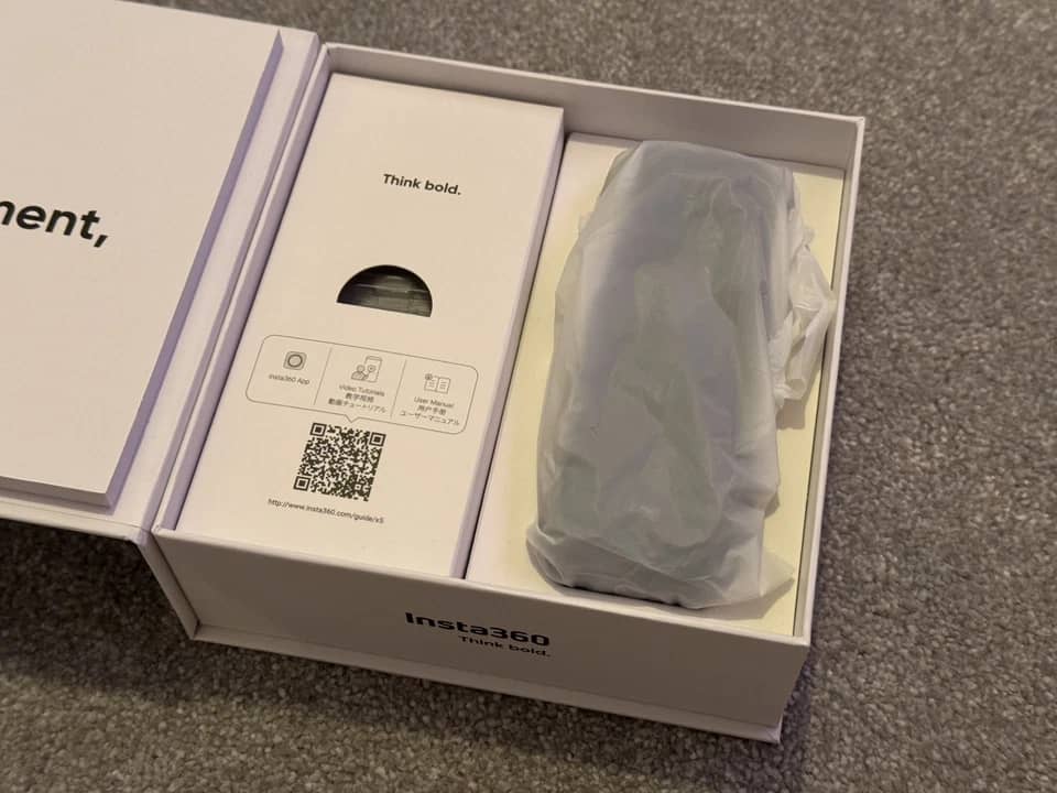 Insta360 X5 Digital Cameras Black New Body Only