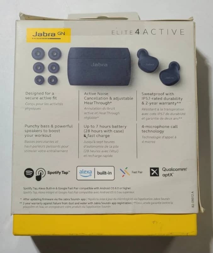 Jabra Elite 4 Headphones & Earbuds Blue New