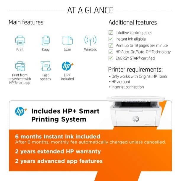 HP LaserJet MFP M139we Printers New