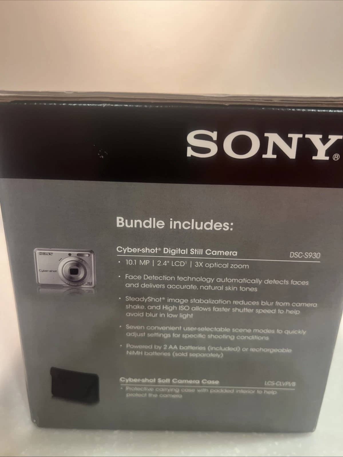 Sony DSC-S930 Digital Cameras Silver Open-Box Excellent Body Only