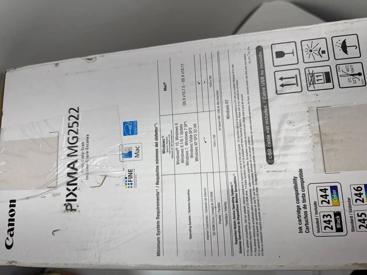Canon Pixma MG2522 Printers New