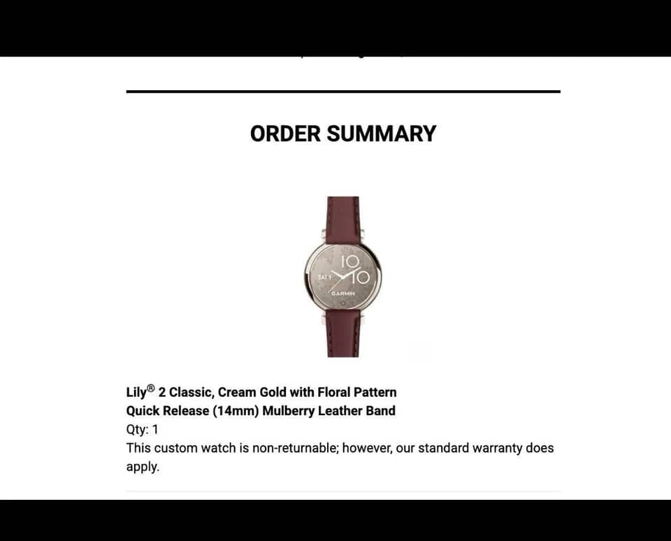 Garmin Lily® 2 Classic Smartwatches