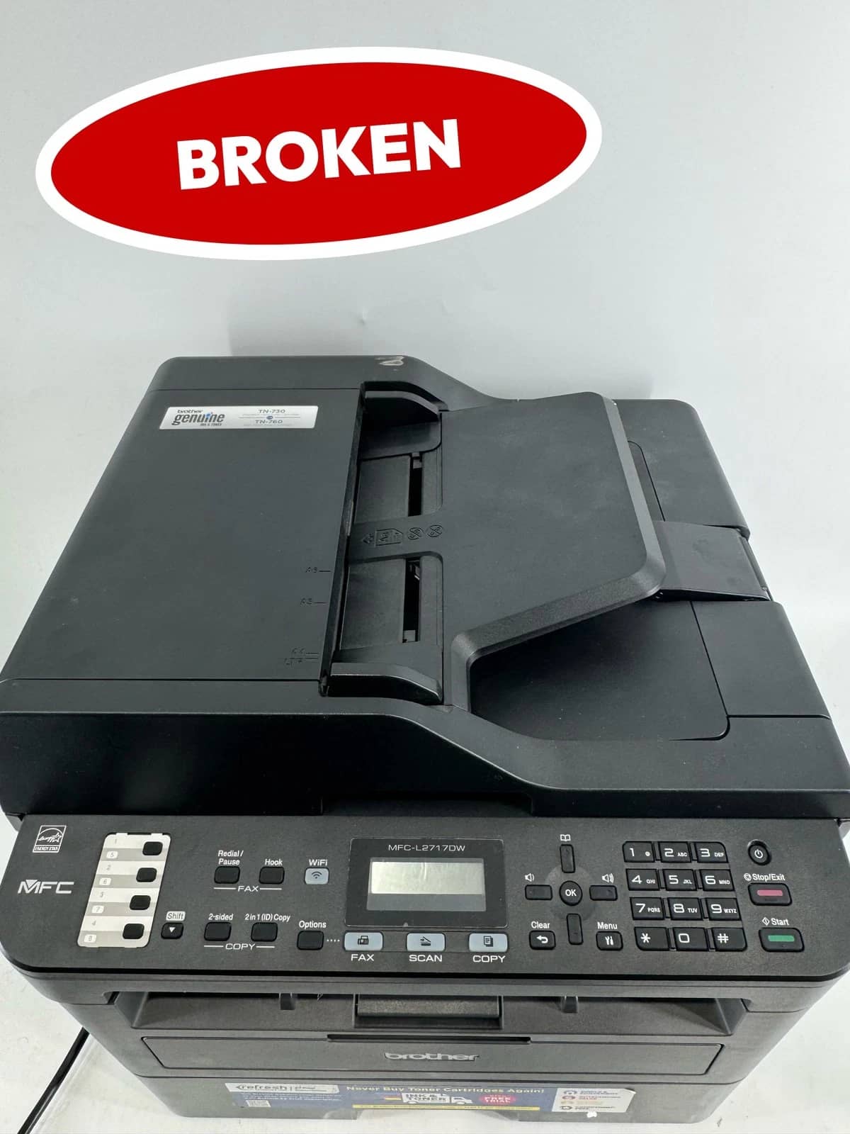 Brother MFC-L2807DW Printers Black Refurbished - Excellent