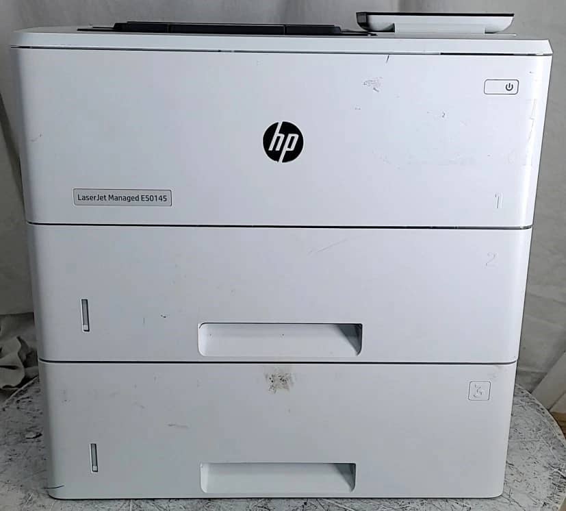 HP LaserJet Managed E50145 Printers Used - Good