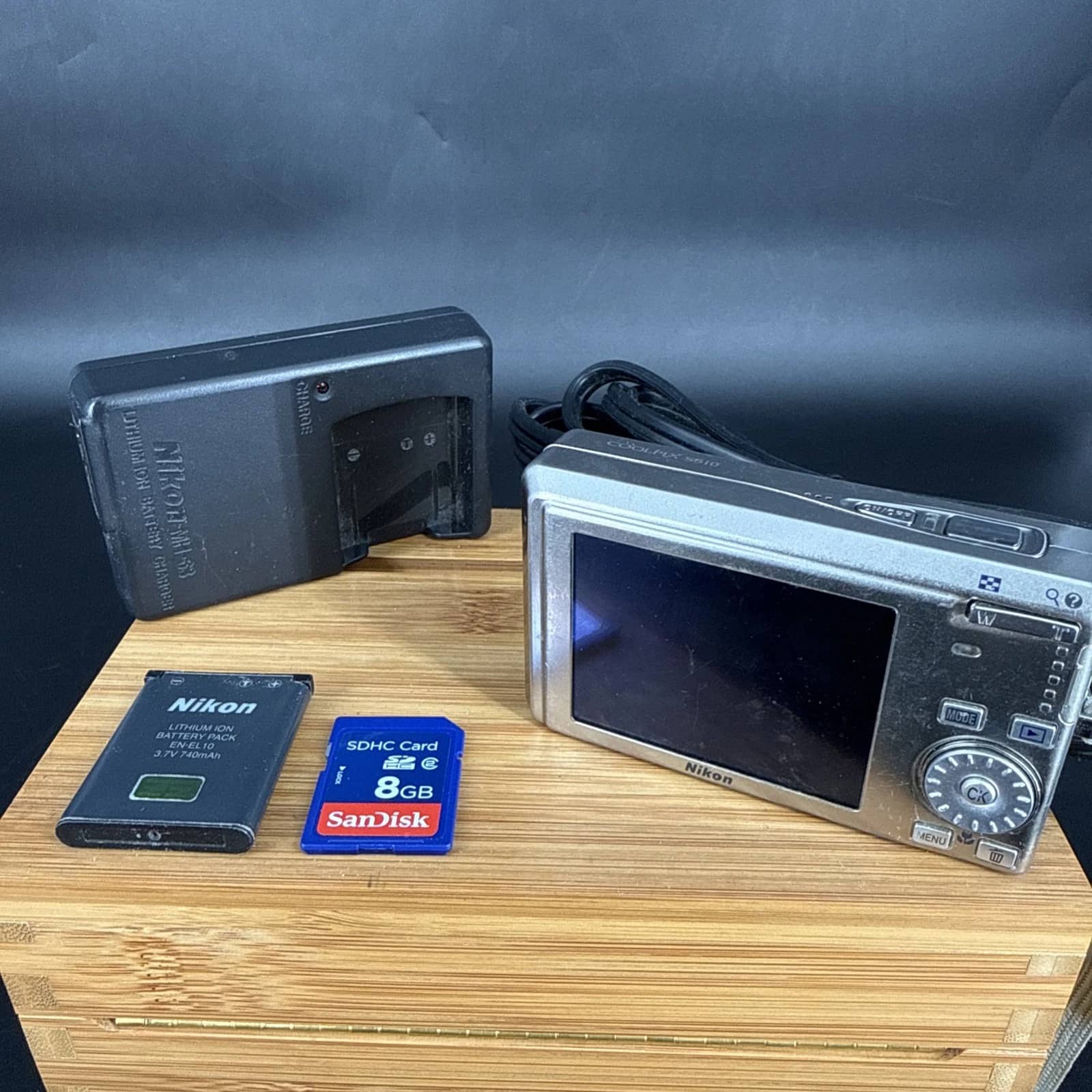 Nikon COOLPIX S510 Digital Cameras Silver Used - Good Body Only