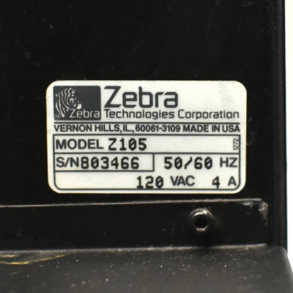 Zebra Z105 Printers Used - Good