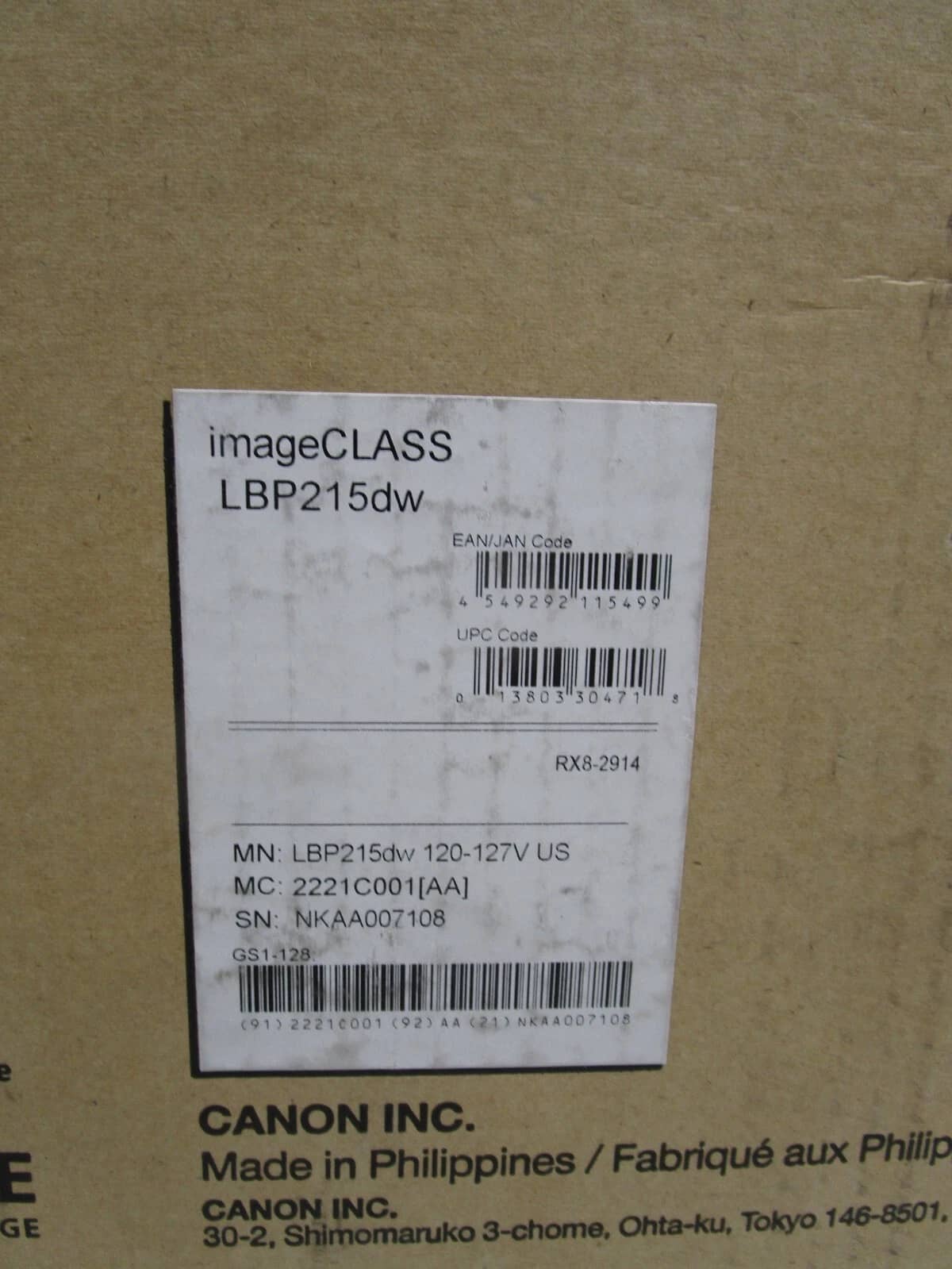 Canon imageCLASS LBP215dw Printers New