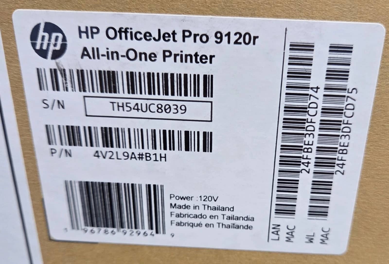 HP OfficeJet Pro 9120r Printers Open-Box Excellent