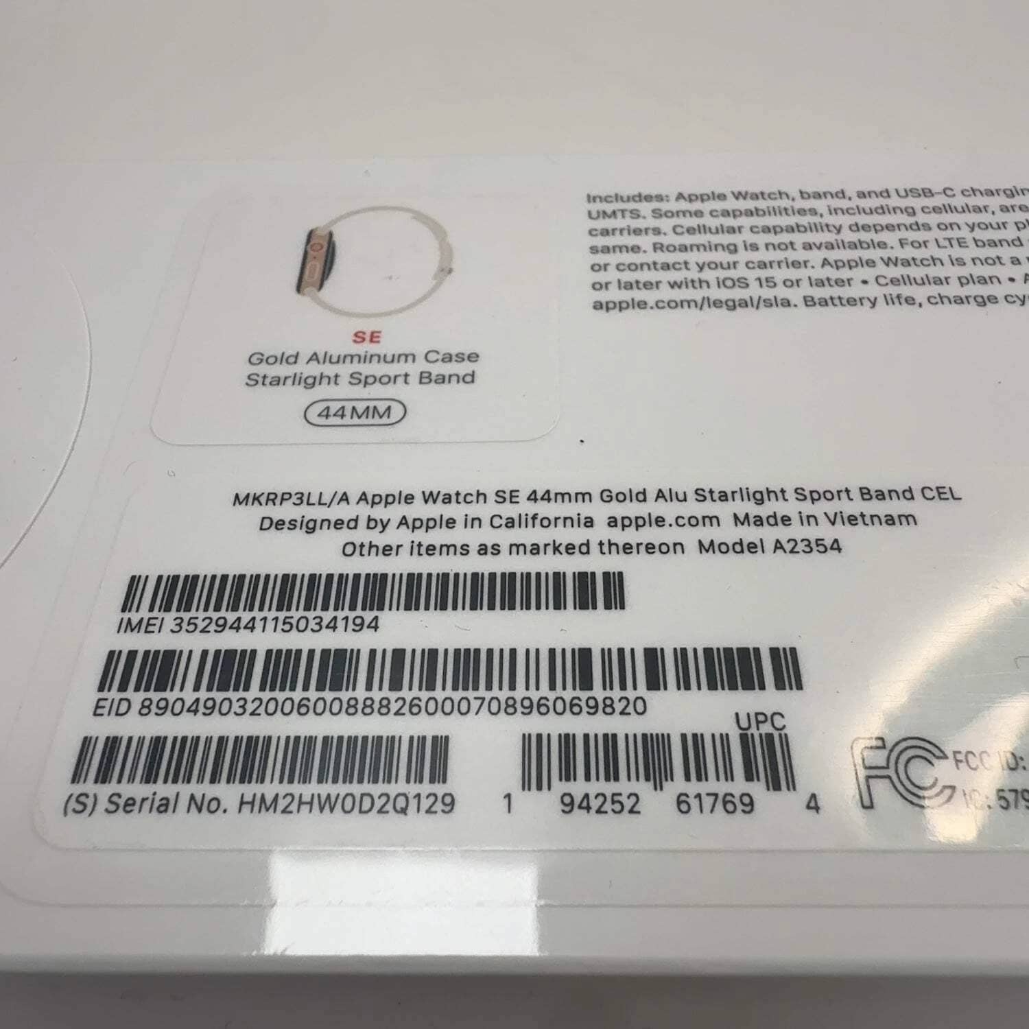 Apple Watch SE Smartwatches Black 40mm New