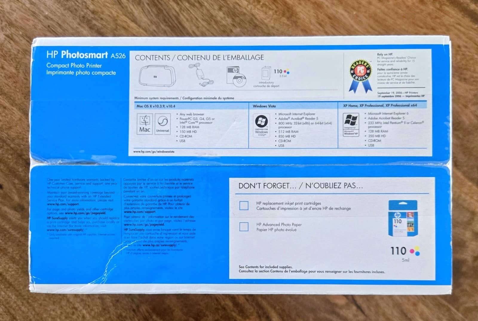 HP A 526 Printers New