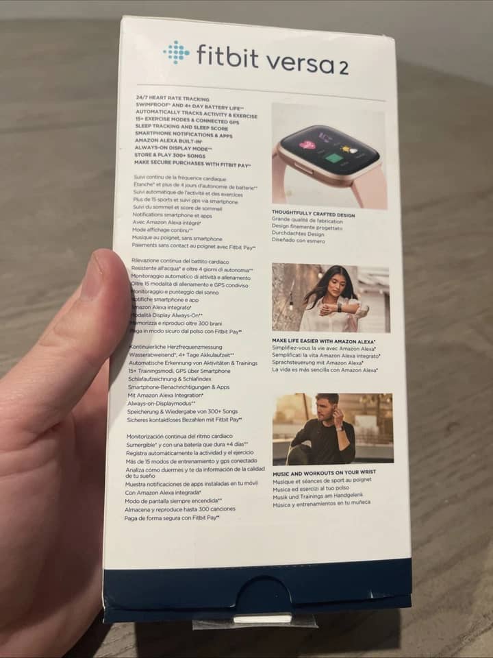 Fitbit Versa 2 Smartwatches Red 51mm New